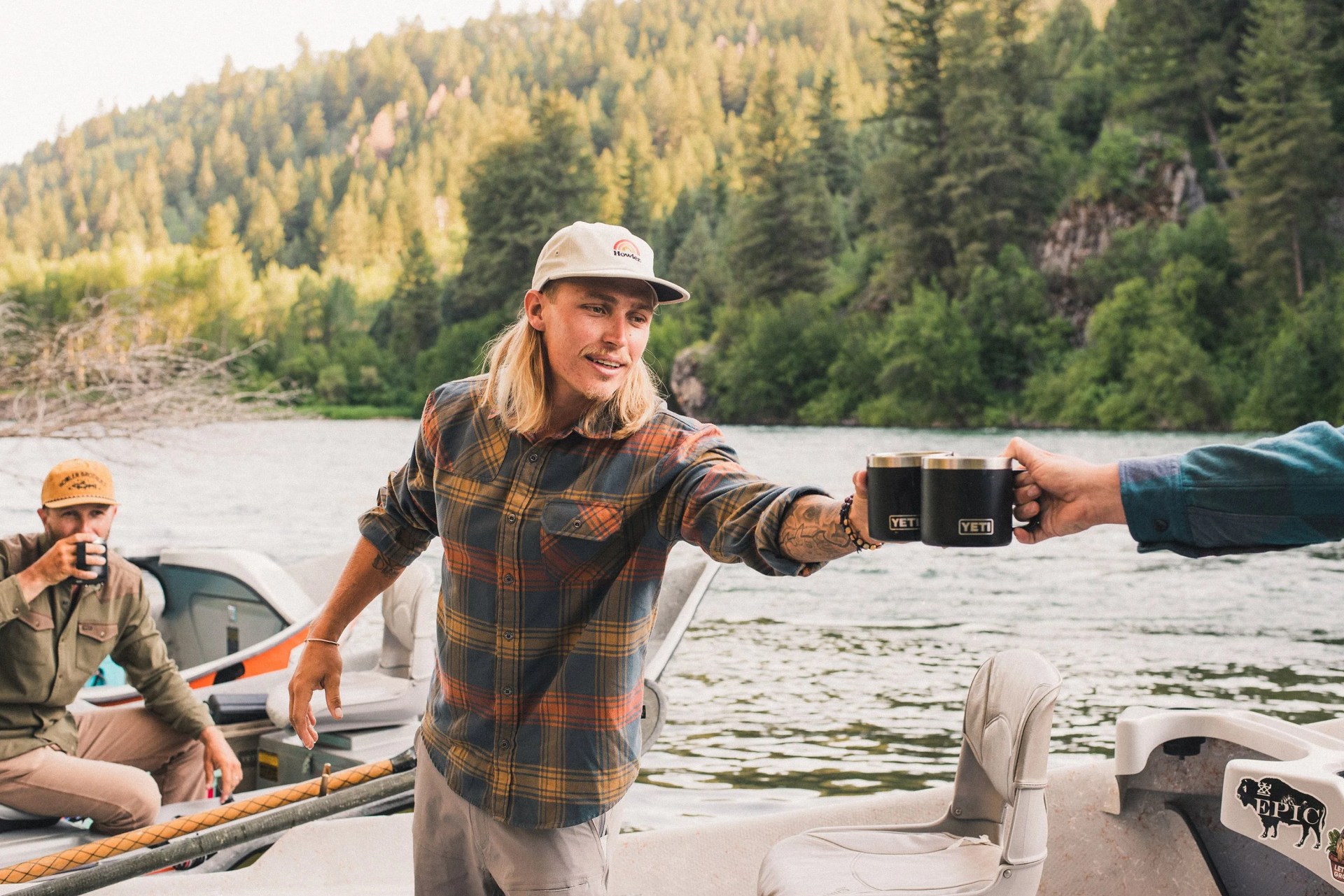 man wearing howler brother flannel shirt
