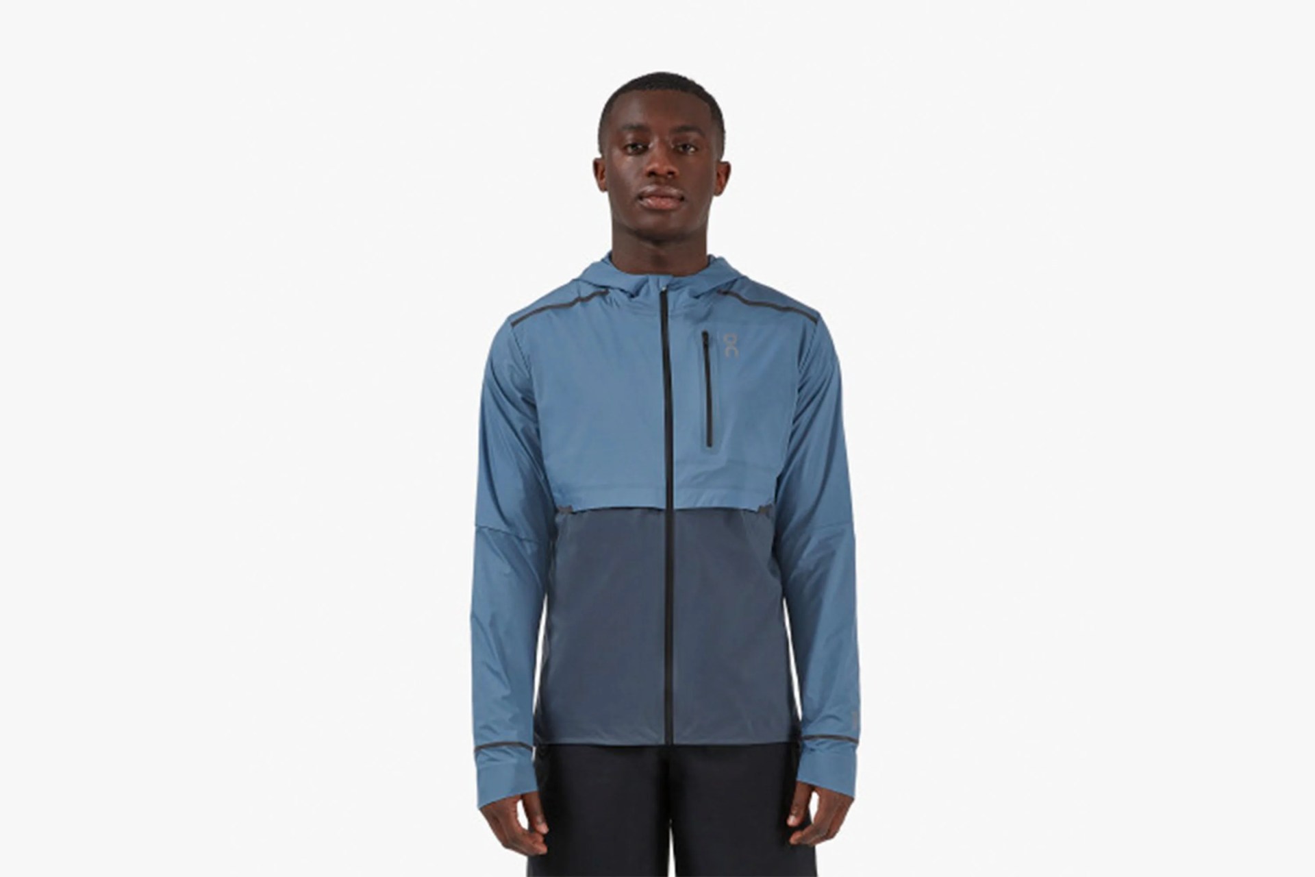 on weather jacket