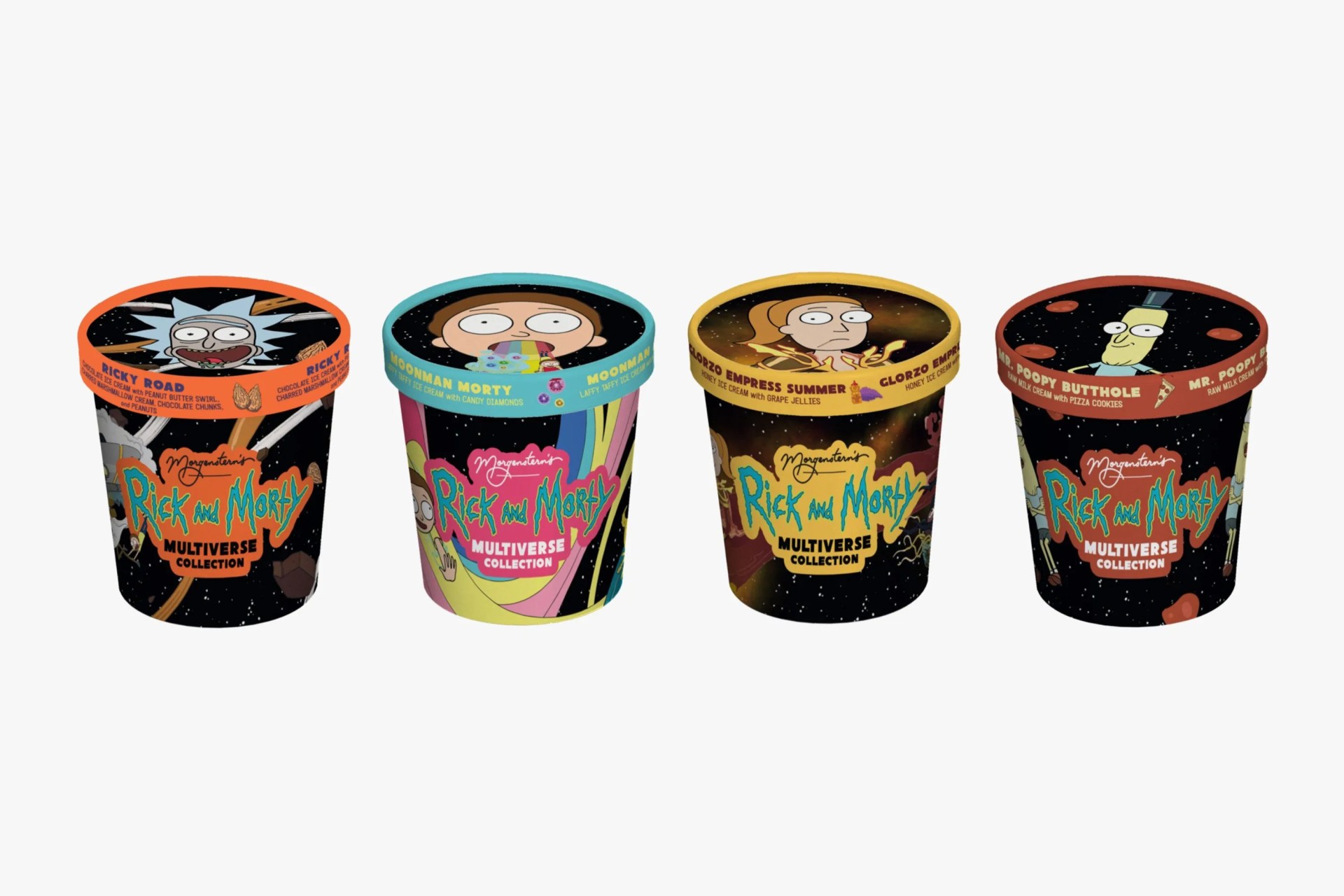 rick and morty x morgenstern's ice cream
