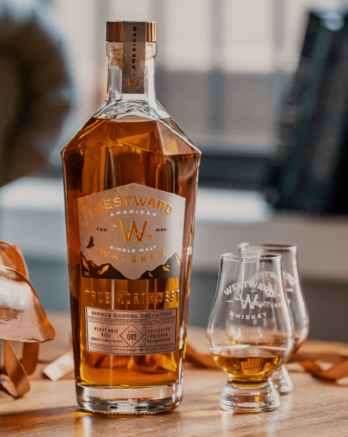 westward american single malt x dobbes family estate pinot noir rosé