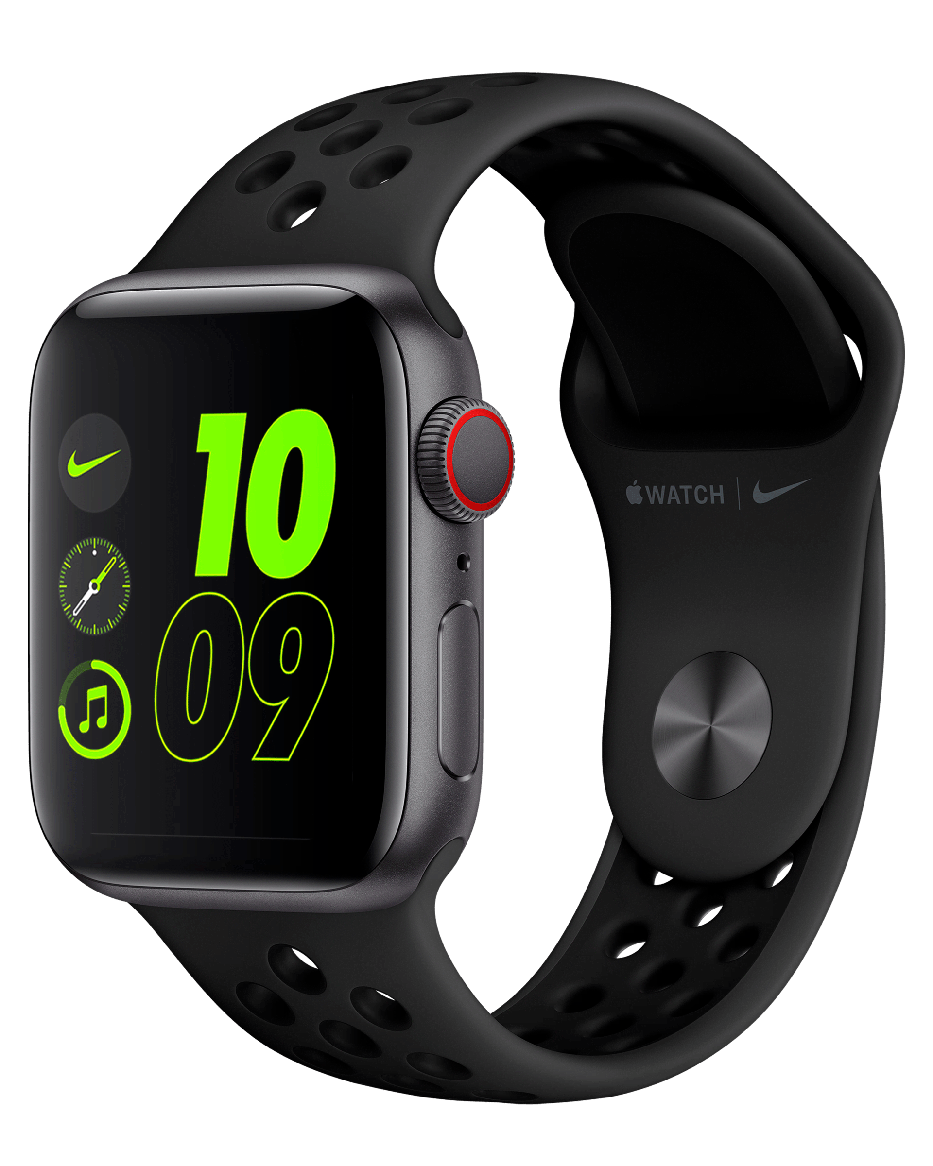 44mm Space Gray Aluminum Case Apple Watch Nike Series 6 (GPS + Cellular) with Nike Sport Band