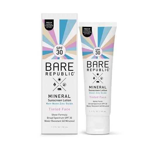 bare republic tinted mineral sunscreen