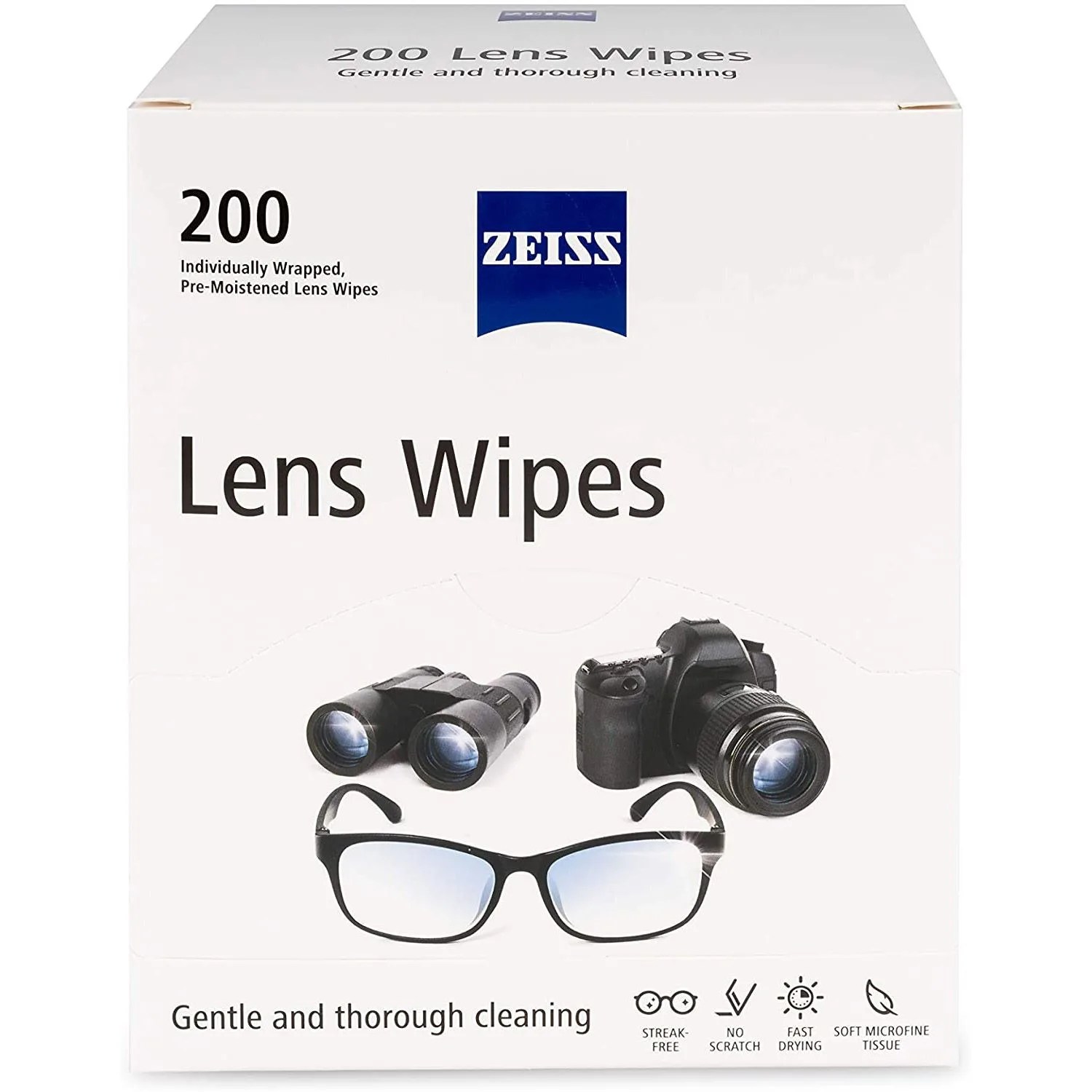 zeiss pre moistened lens cleaning wipes