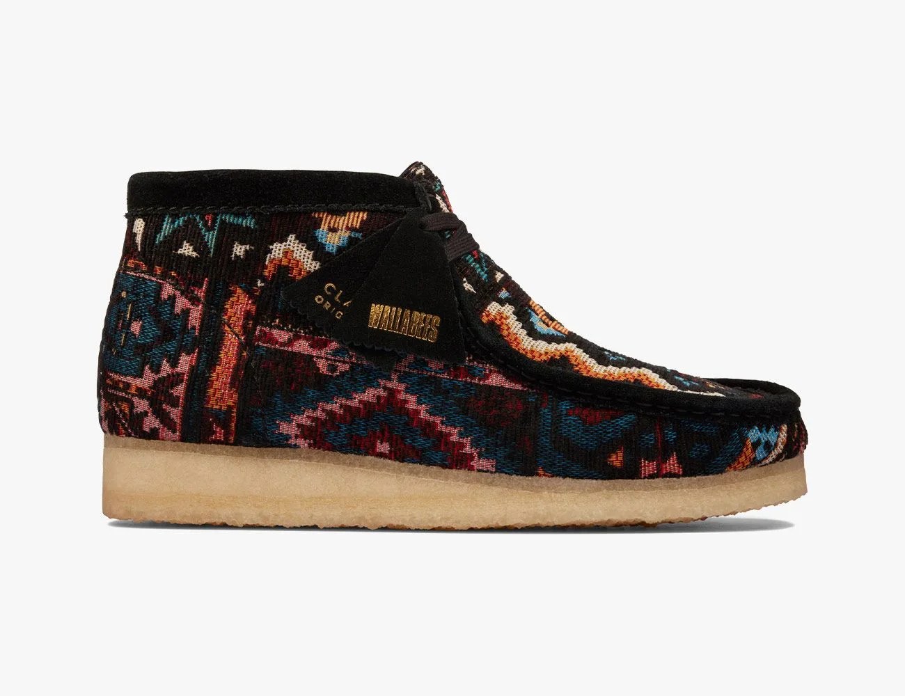 Wallabee Boot Black Combination