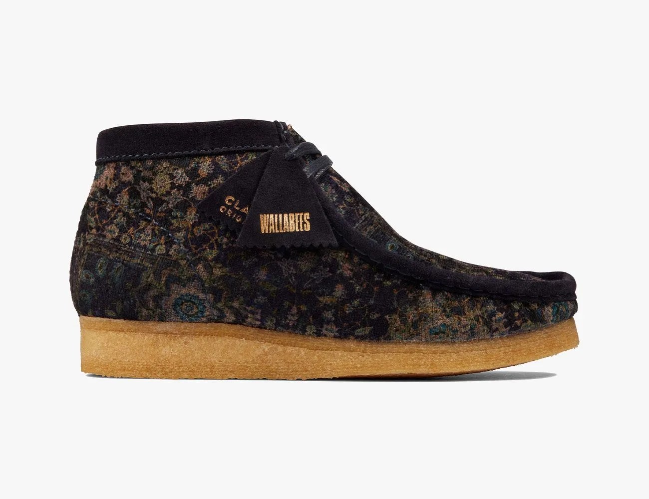 Wallabee Boot Navy Velvet