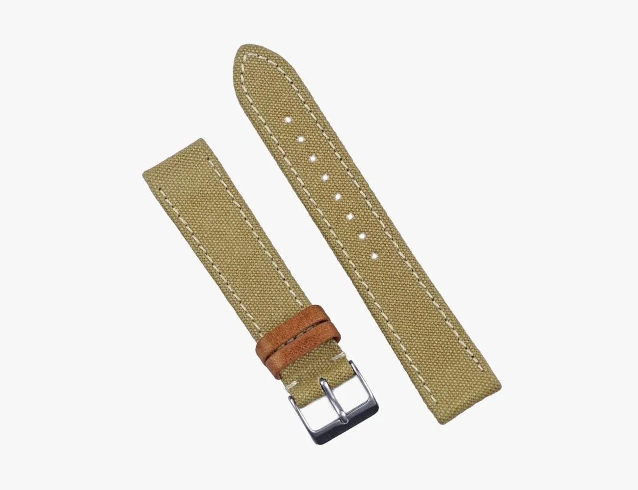 B&R Bands Washed Canvas Watch Strap