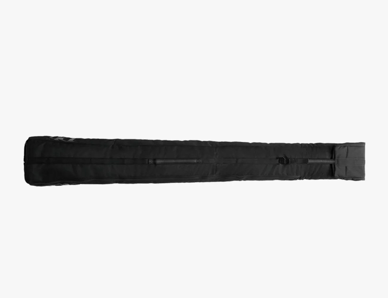a black ski bag