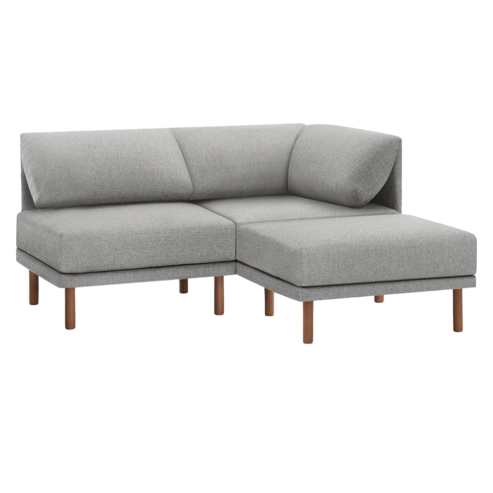 Range 3-Piece Open Sectional Lounger