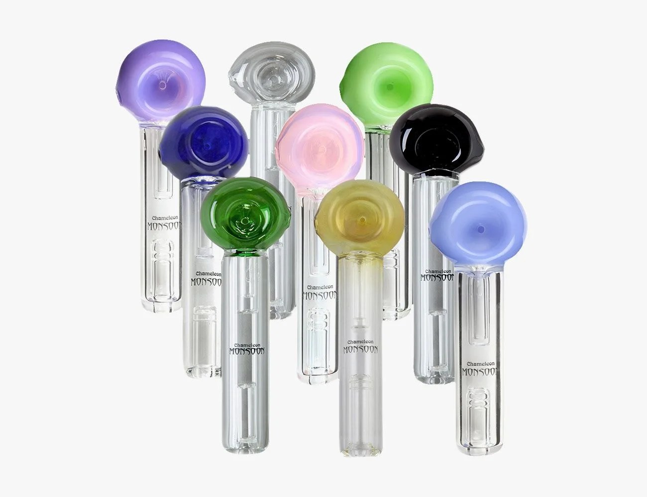 Monsoon Spill Proof Glass Bubbler Water Pipe