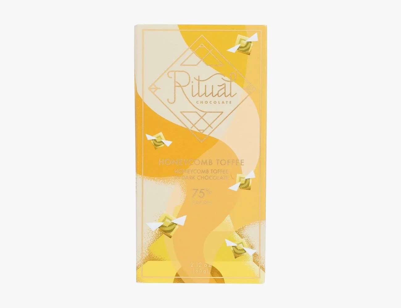 Ritual Chocolate, Toffee Honeycomb Dark Chocolate, 2.12 Ounce