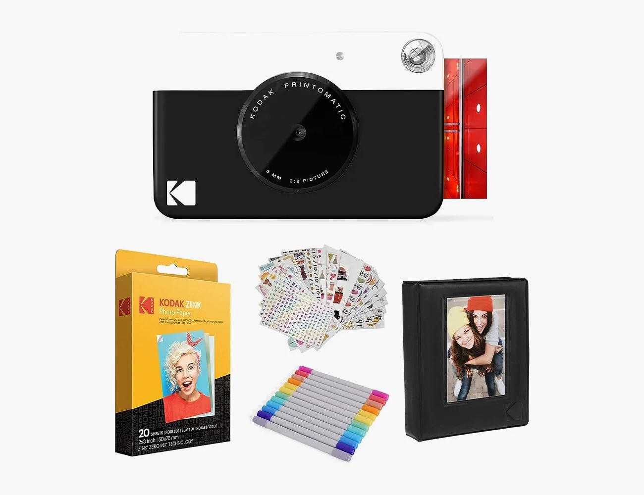 Kodak Printomatic Instant Camera Gift Bundle