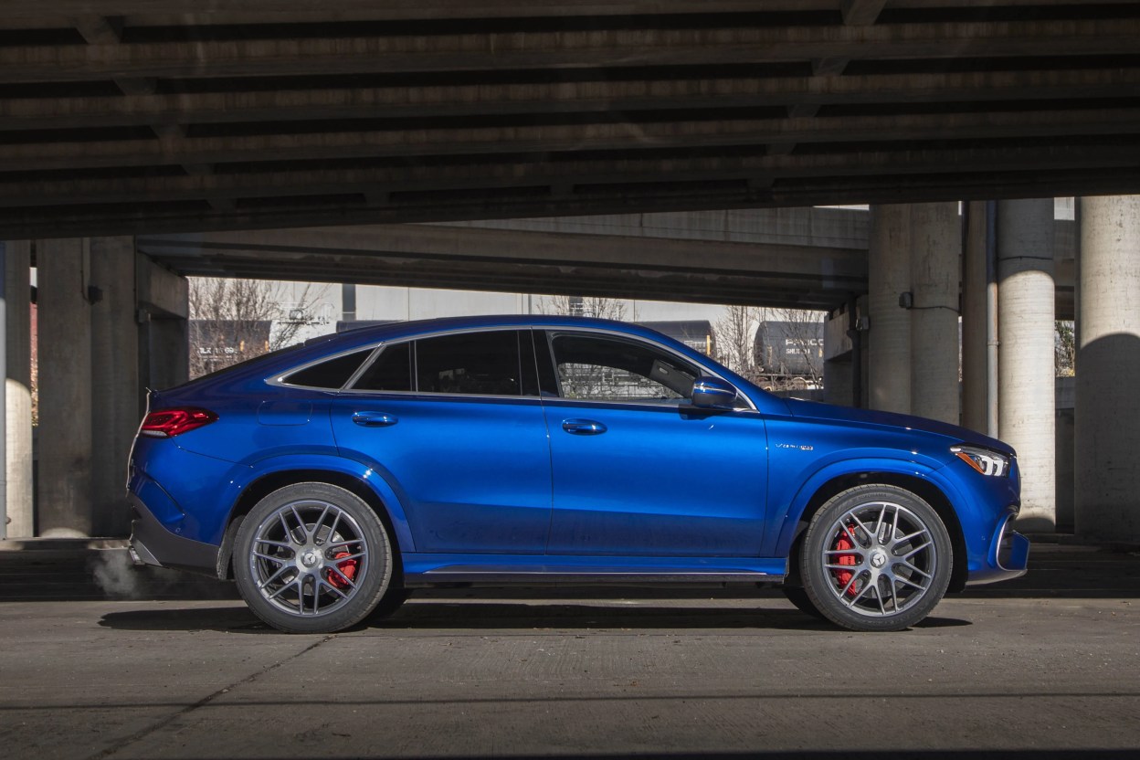 mercedes amg gle 63 s coupe in blue