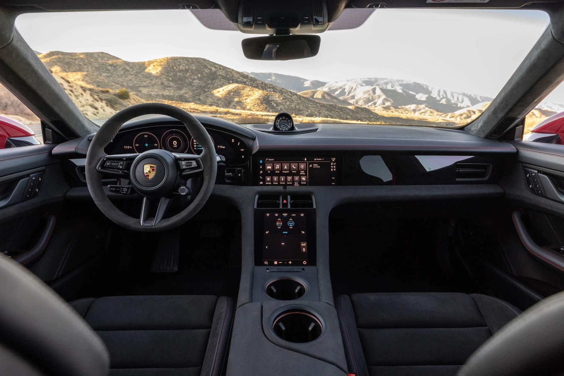 porsche taycan gts interior