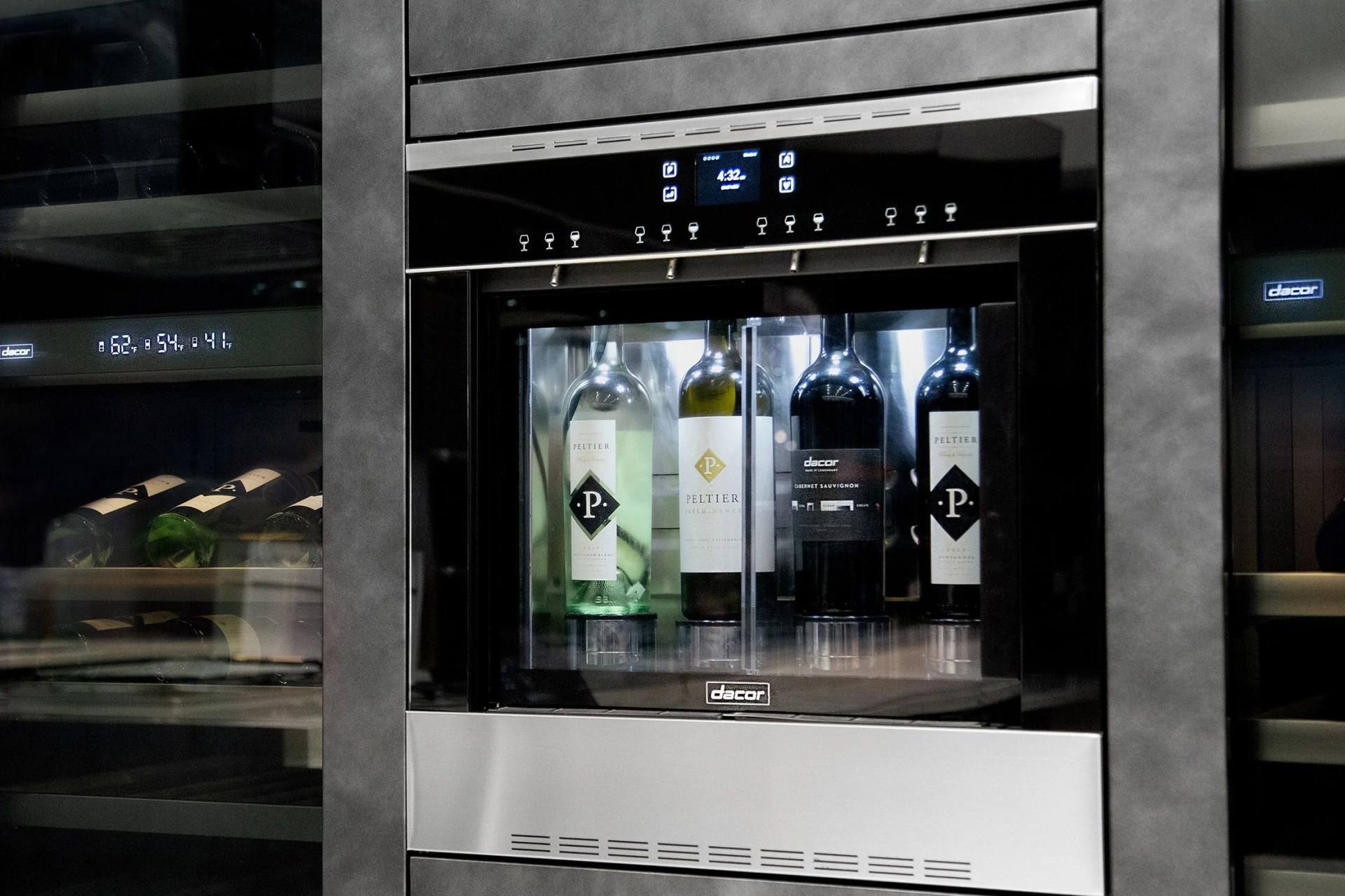 dacor heritage stainless steel winestation