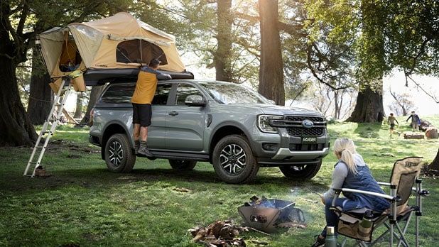 ford ranger 2023 with rooftop tent