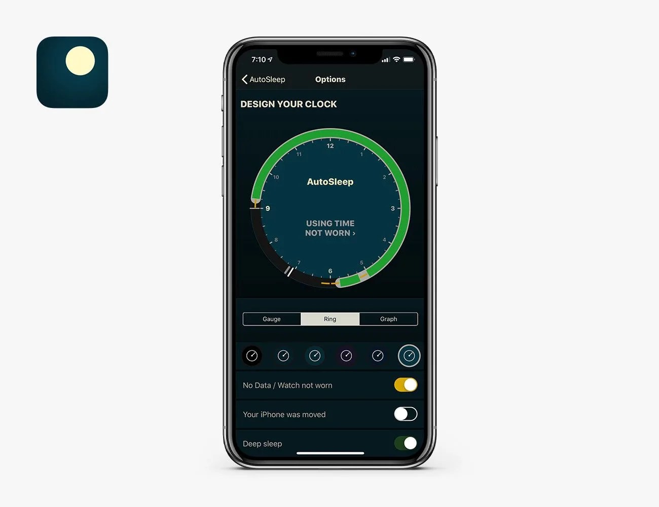 autosleep track sleep on watch