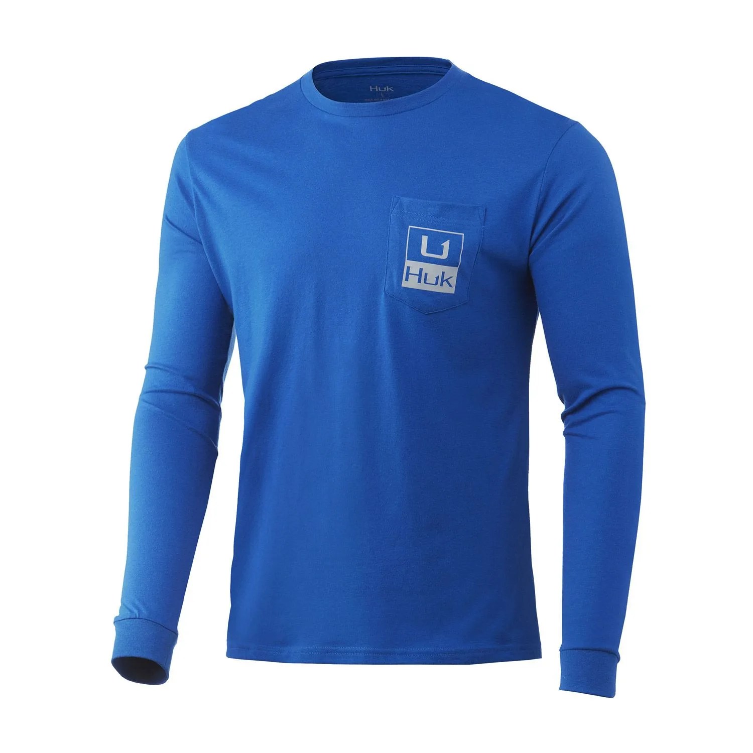 huk long sleeve pocket tee