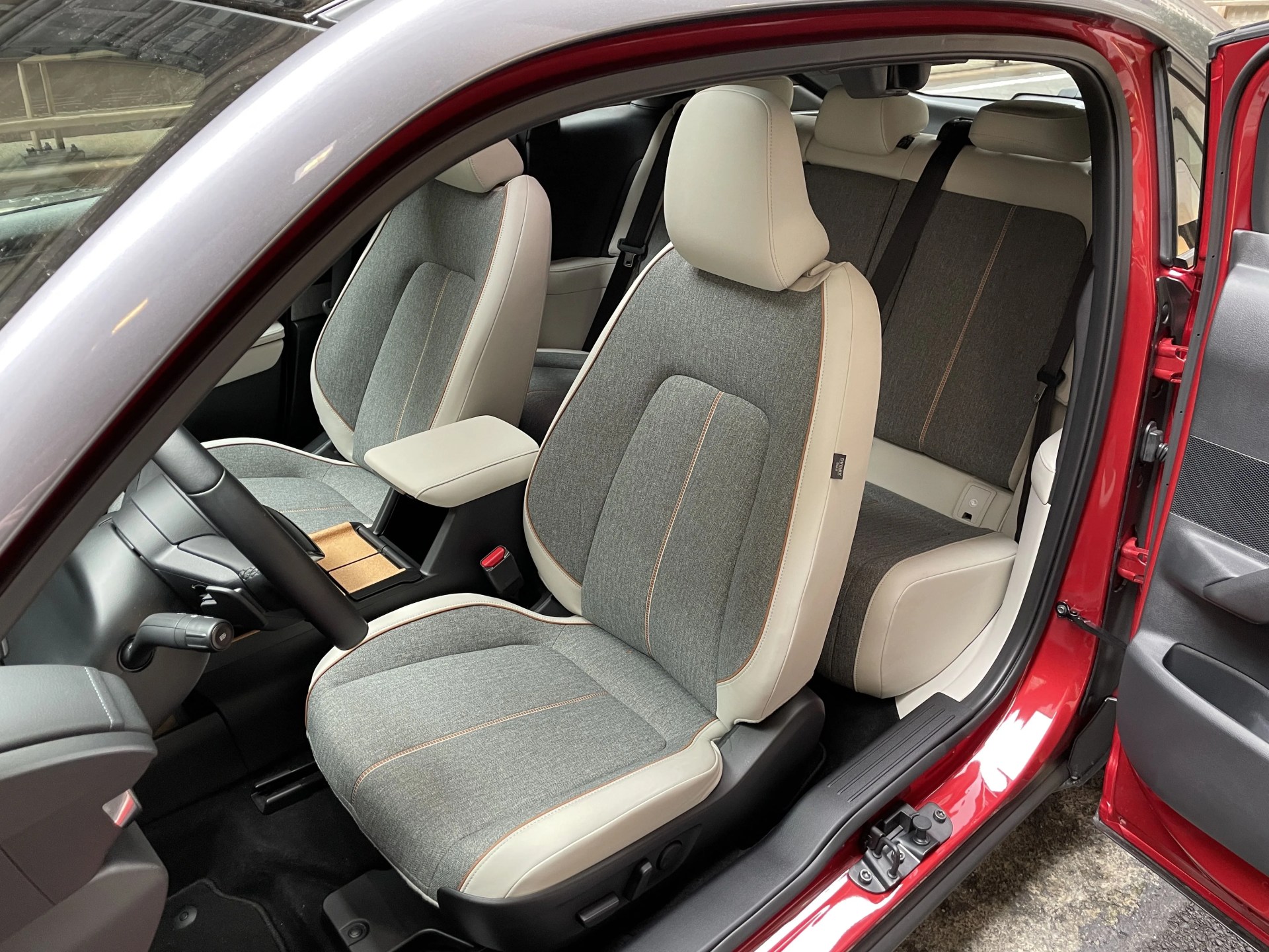 mazda mx 30 electric suv in candy red