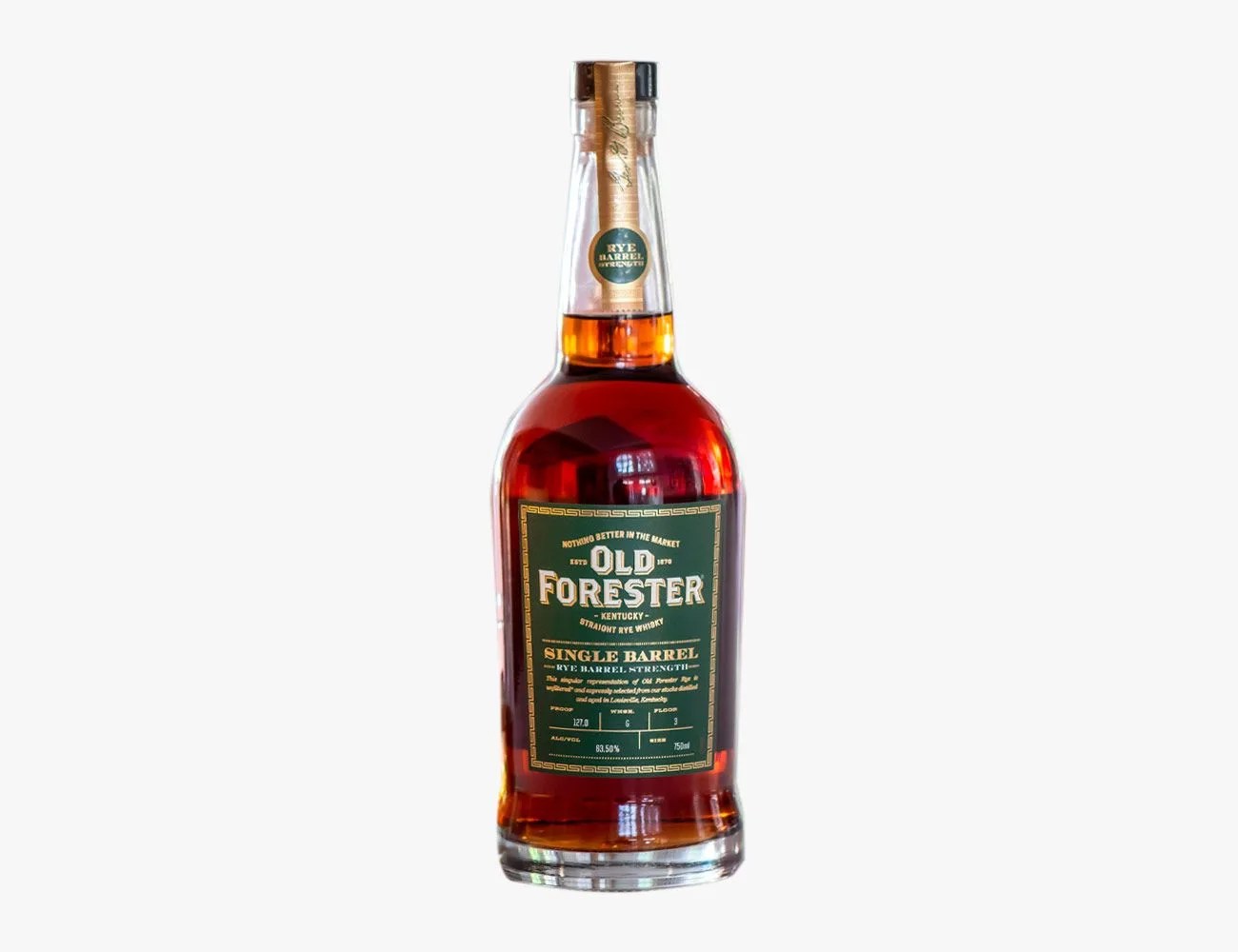 old forester single barrel rye