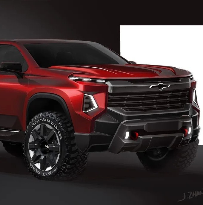 chevy truck design sketch