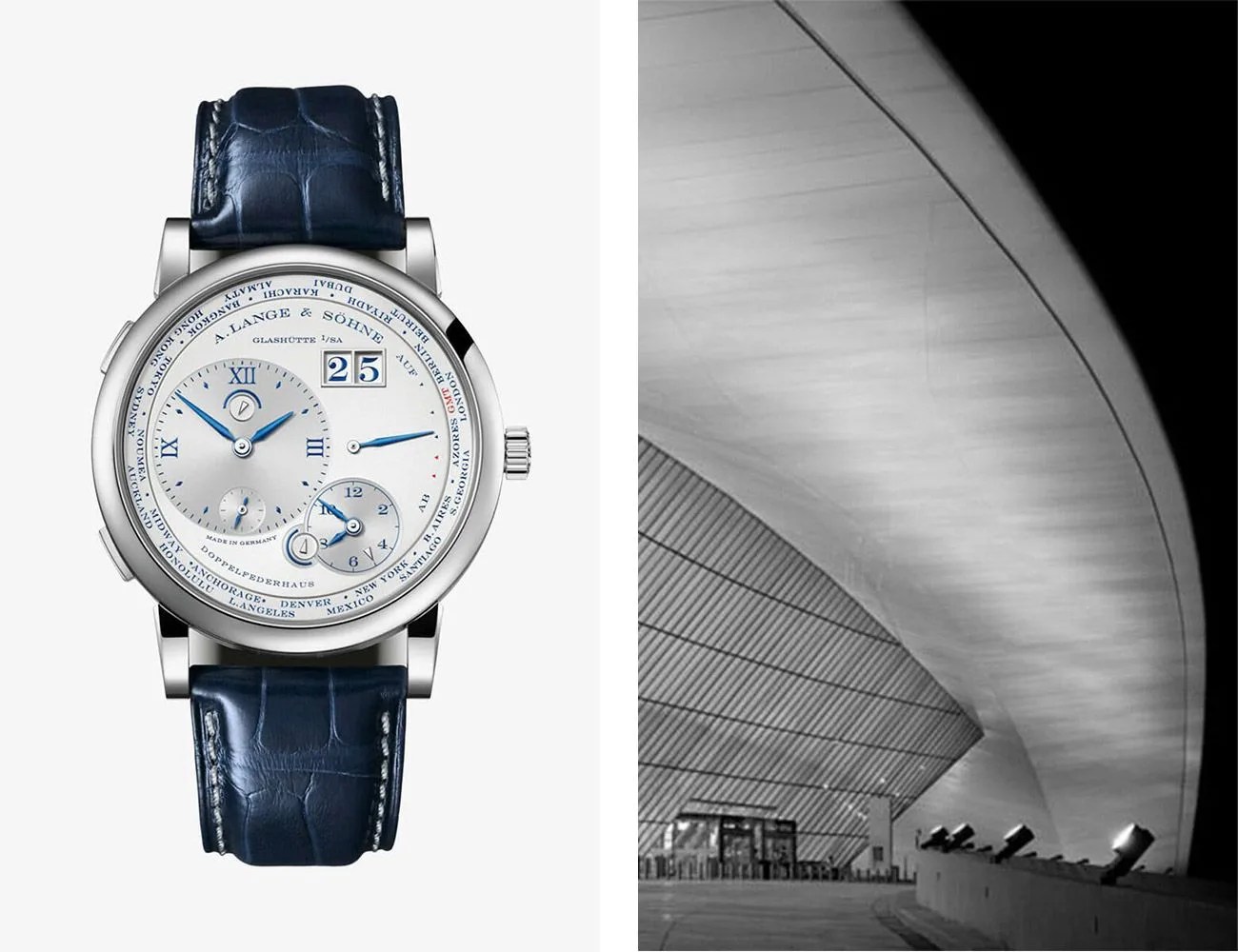 a lange  söhne lange 1 time zone 25th anniversary
