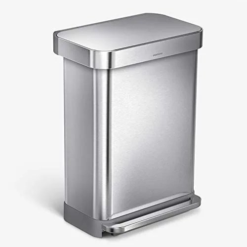 simplehuman 55l handsfree trash can
