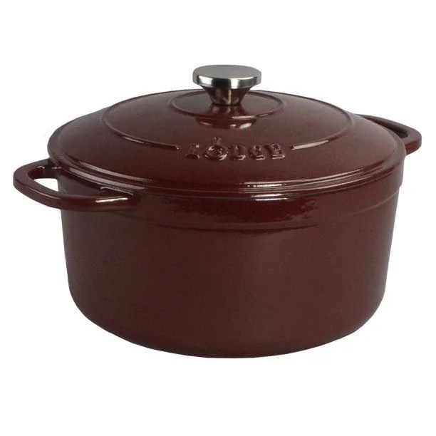 lodge 65 quart enameled cast iron dutch oven