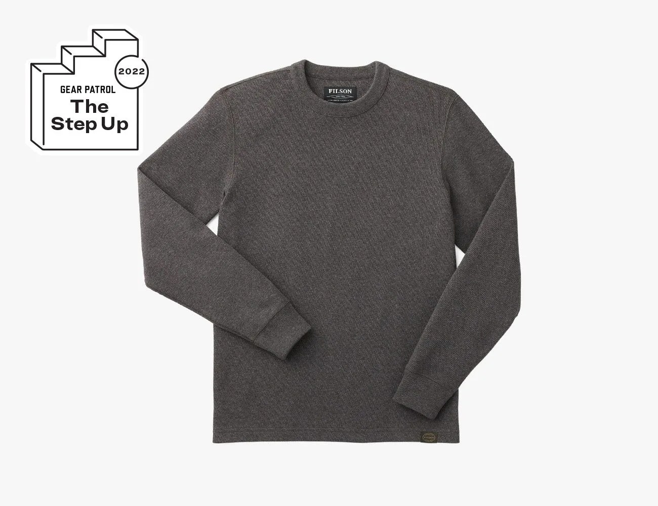 Waffle Knit Thermal Crew