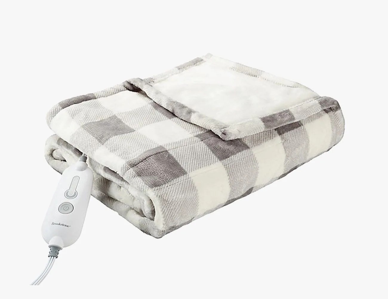 Brookstone n-a-p Heated Plush Throw