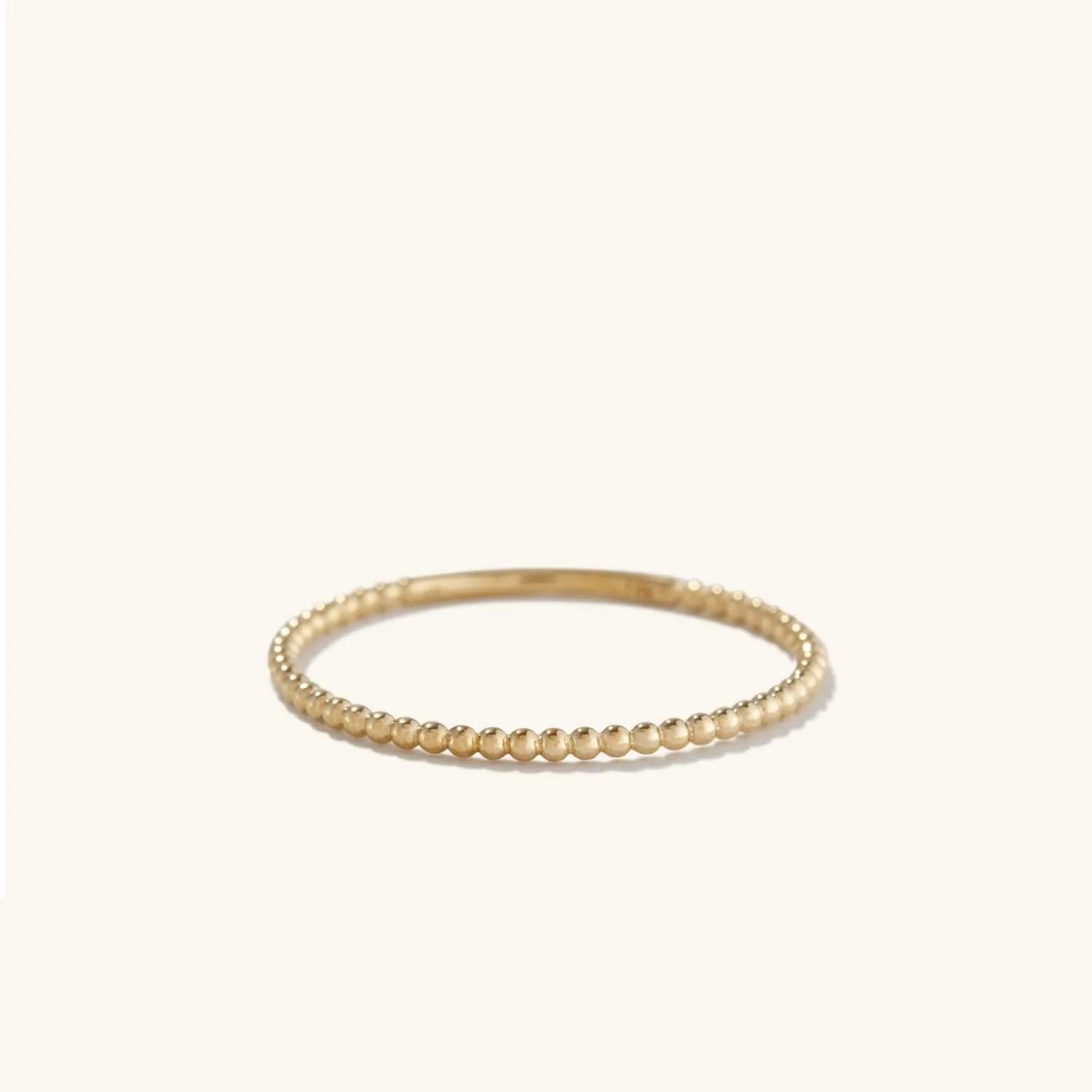 mejuri beaded ring