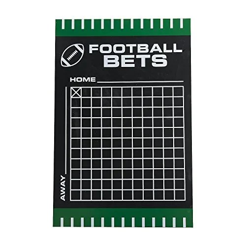 football betting squares chalkboard