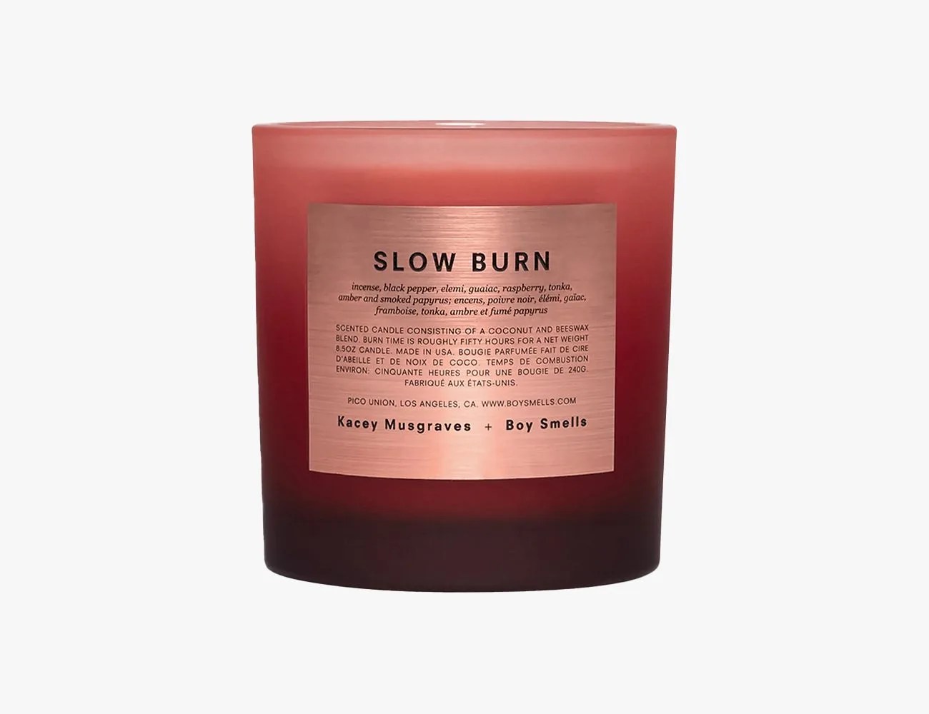 boy smells x kacey musgraves slow burn scented candle