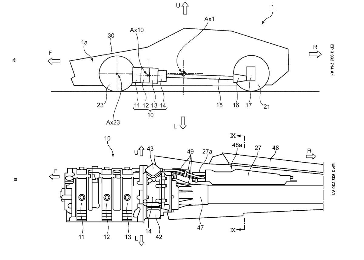 mazda rx patent drawings