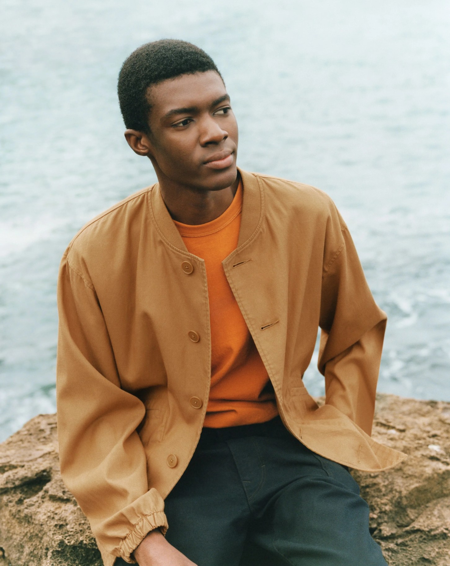 man wearing uniqlo 2022 spring summer collection