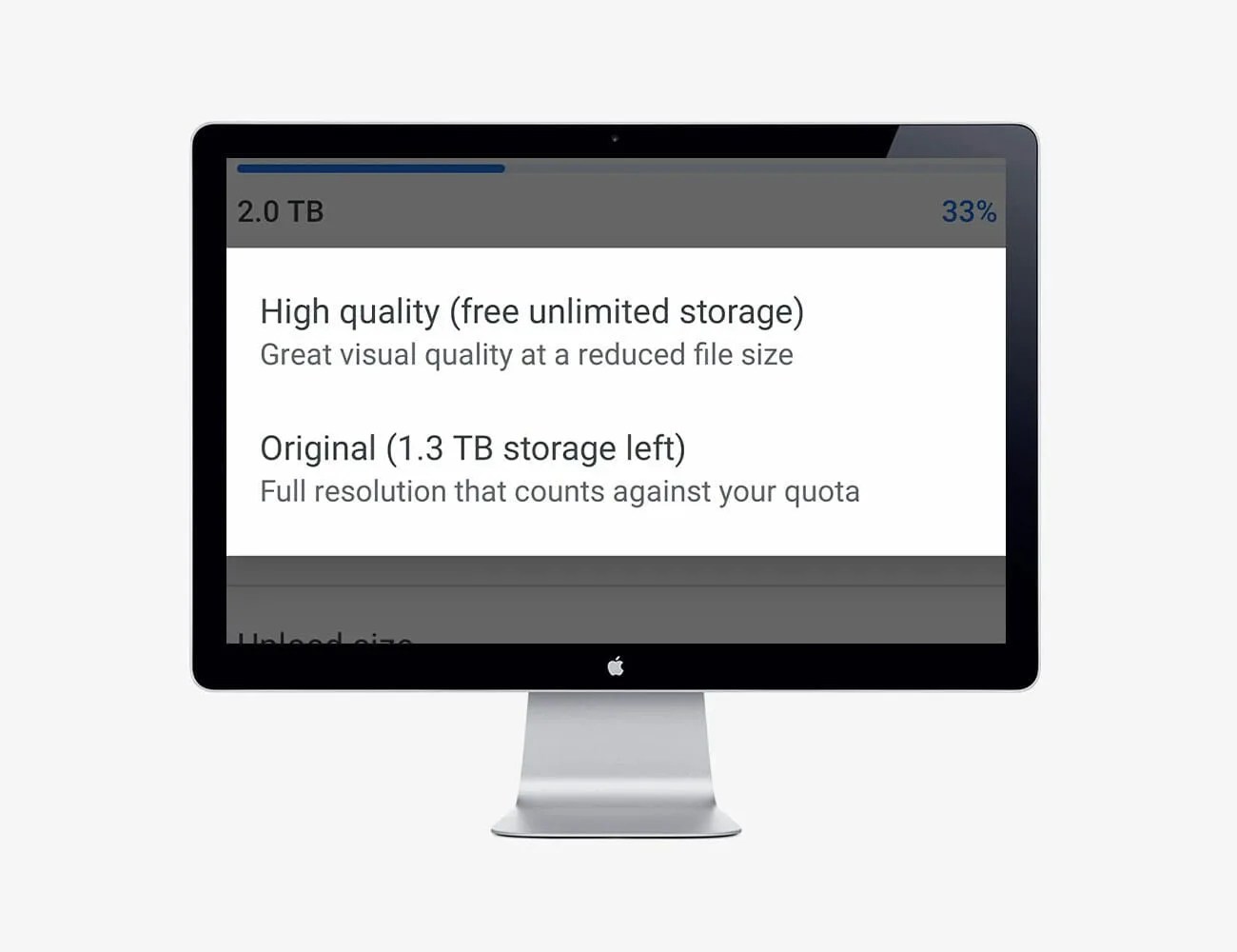 google photos storage