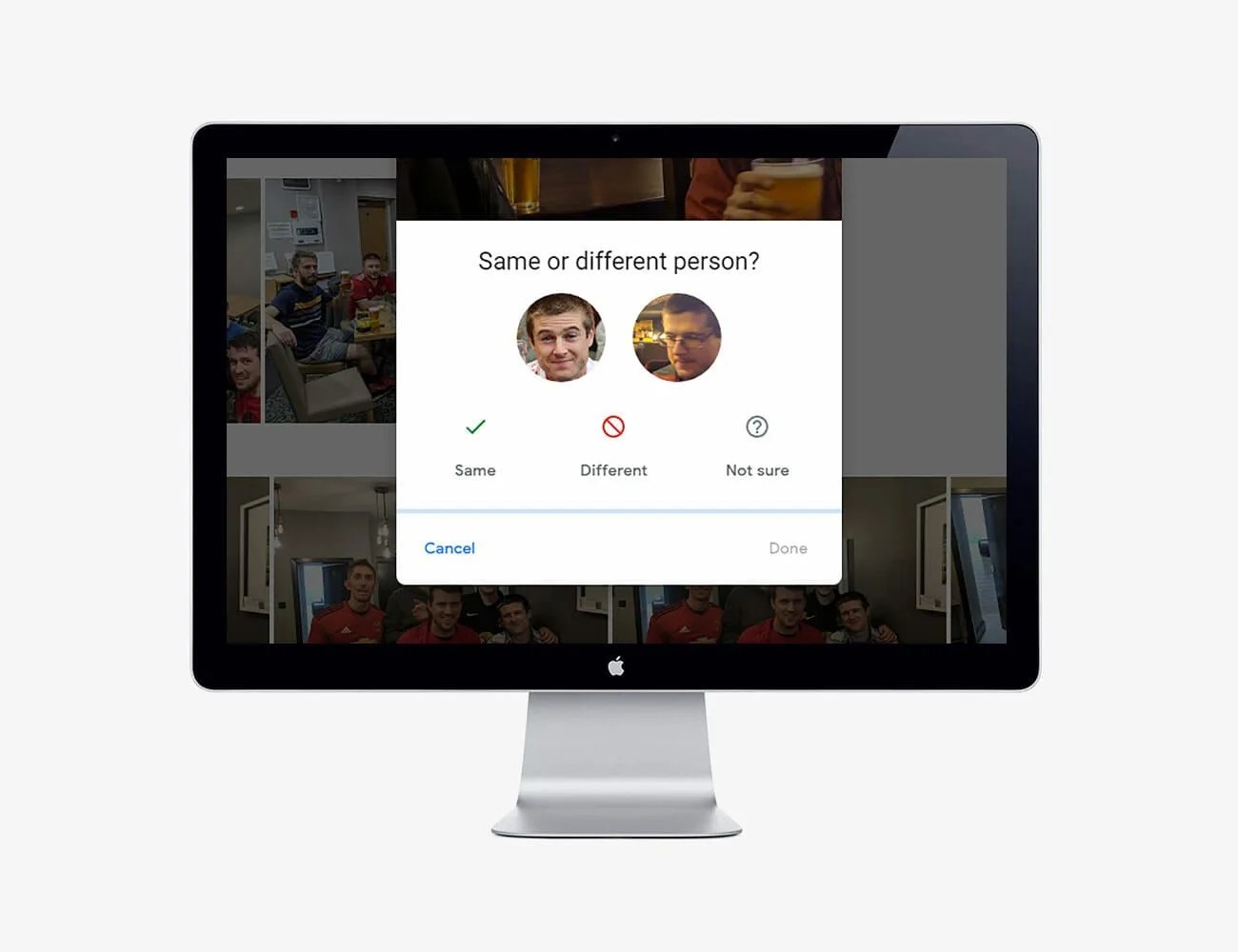 google photos face id