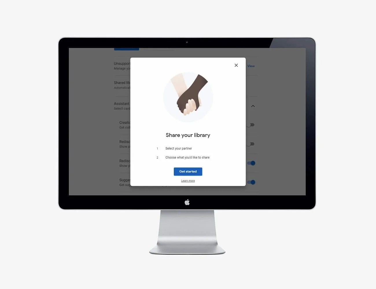 google share your library