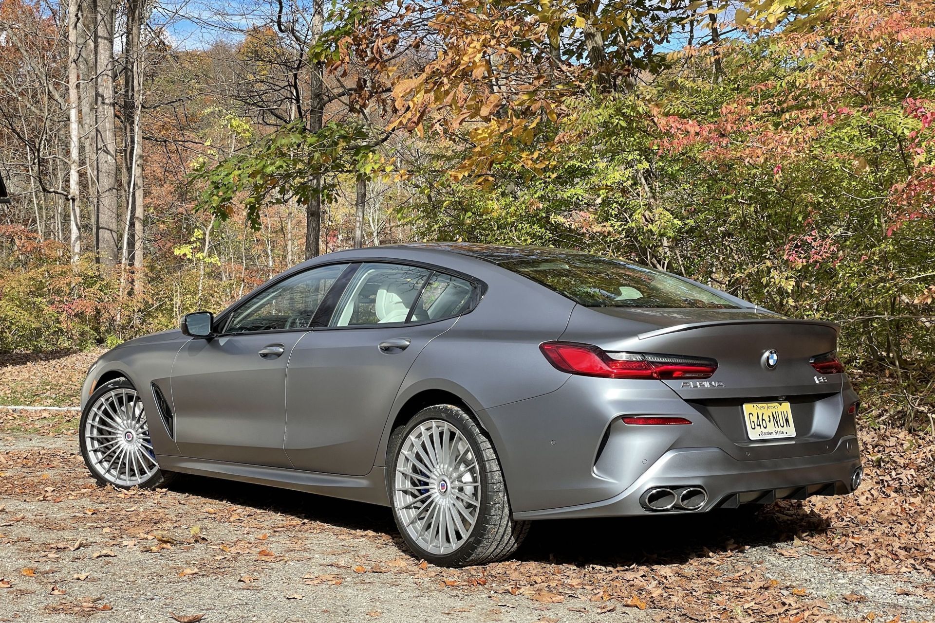 bmw b8 alpina gran coupe matte gray