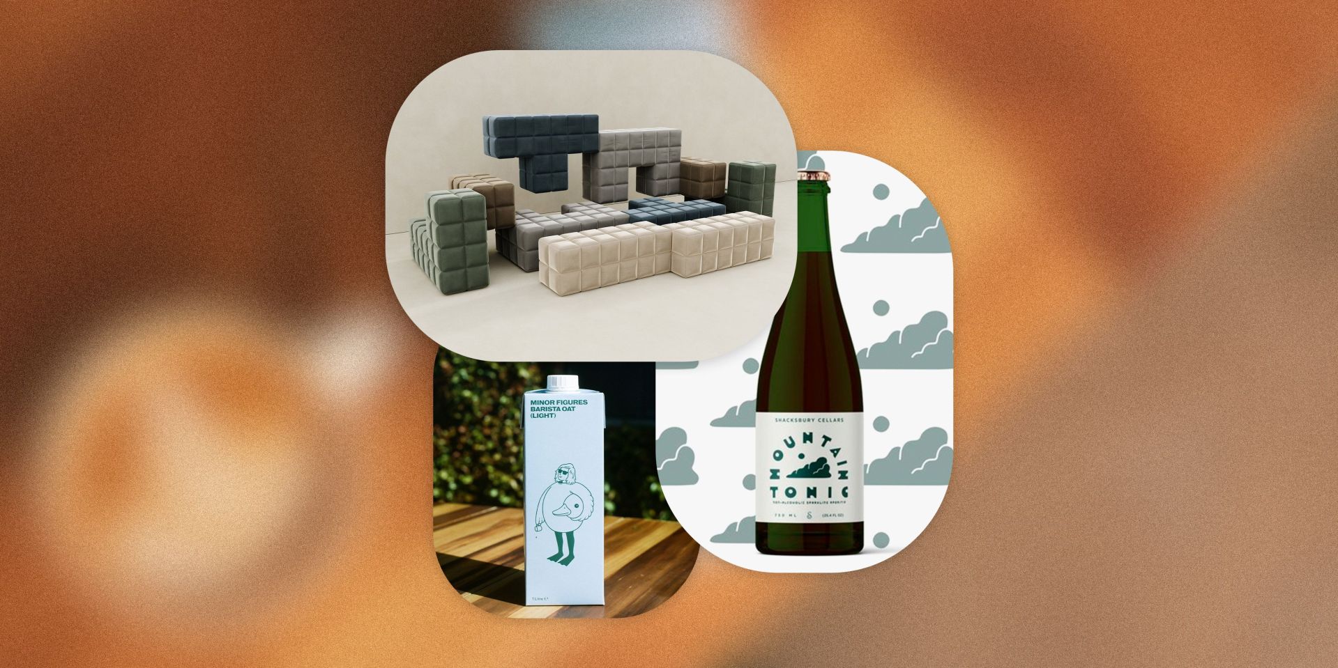 best new gear home with shacksbury mountain tonic, sara hayat the tetris sofa, and minor figures light oat milk