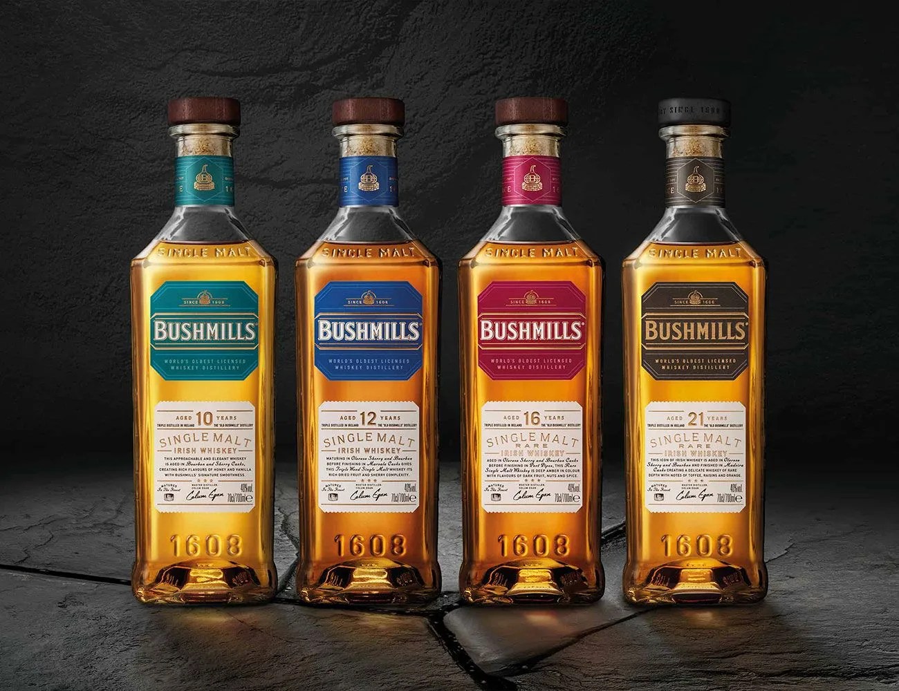 bushmills single malt whiskeys