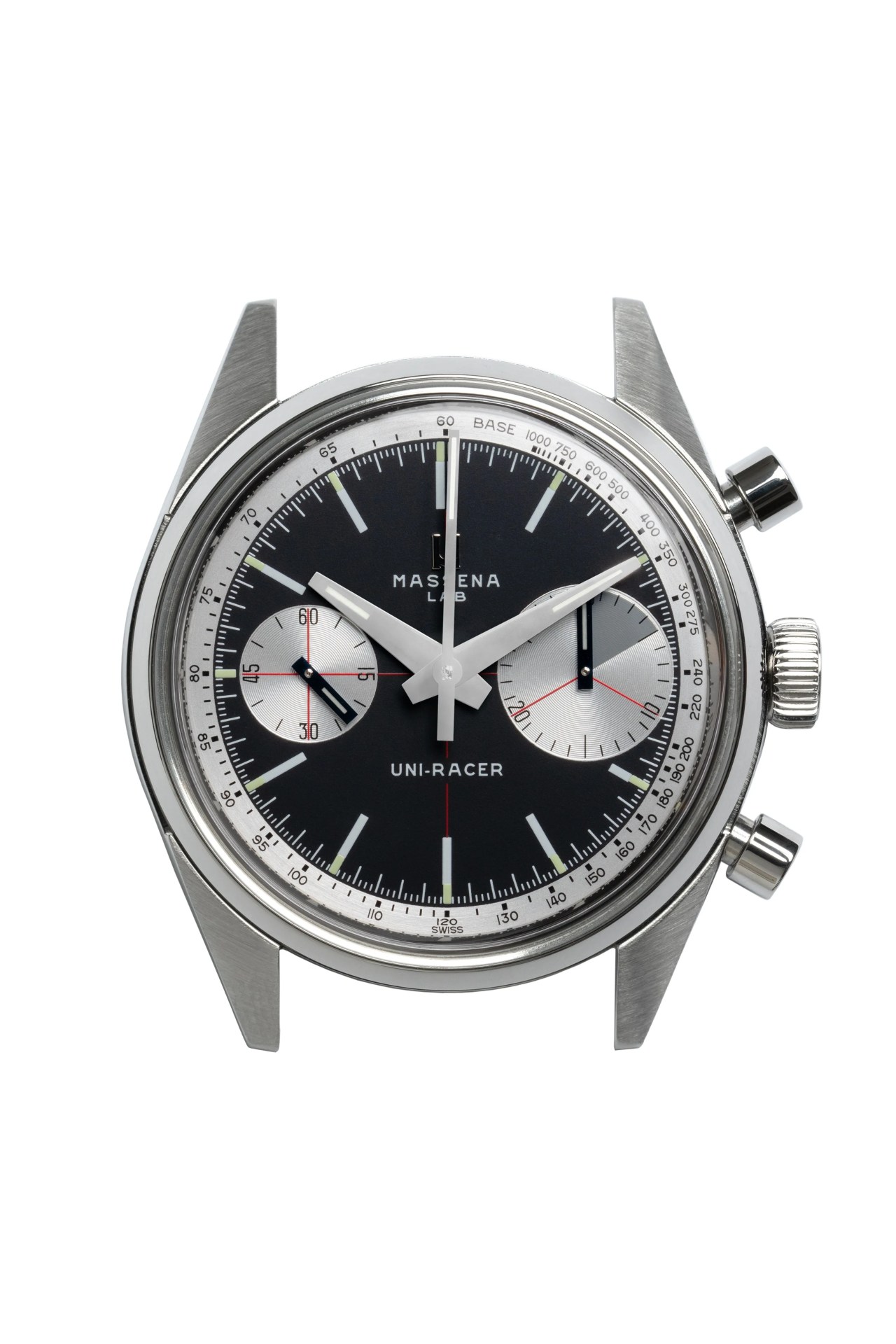 uniracer black reverse panda dial