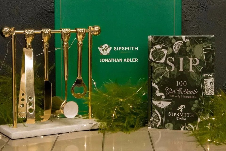 the sipsmith x jonathan adler perfect your serve gift set