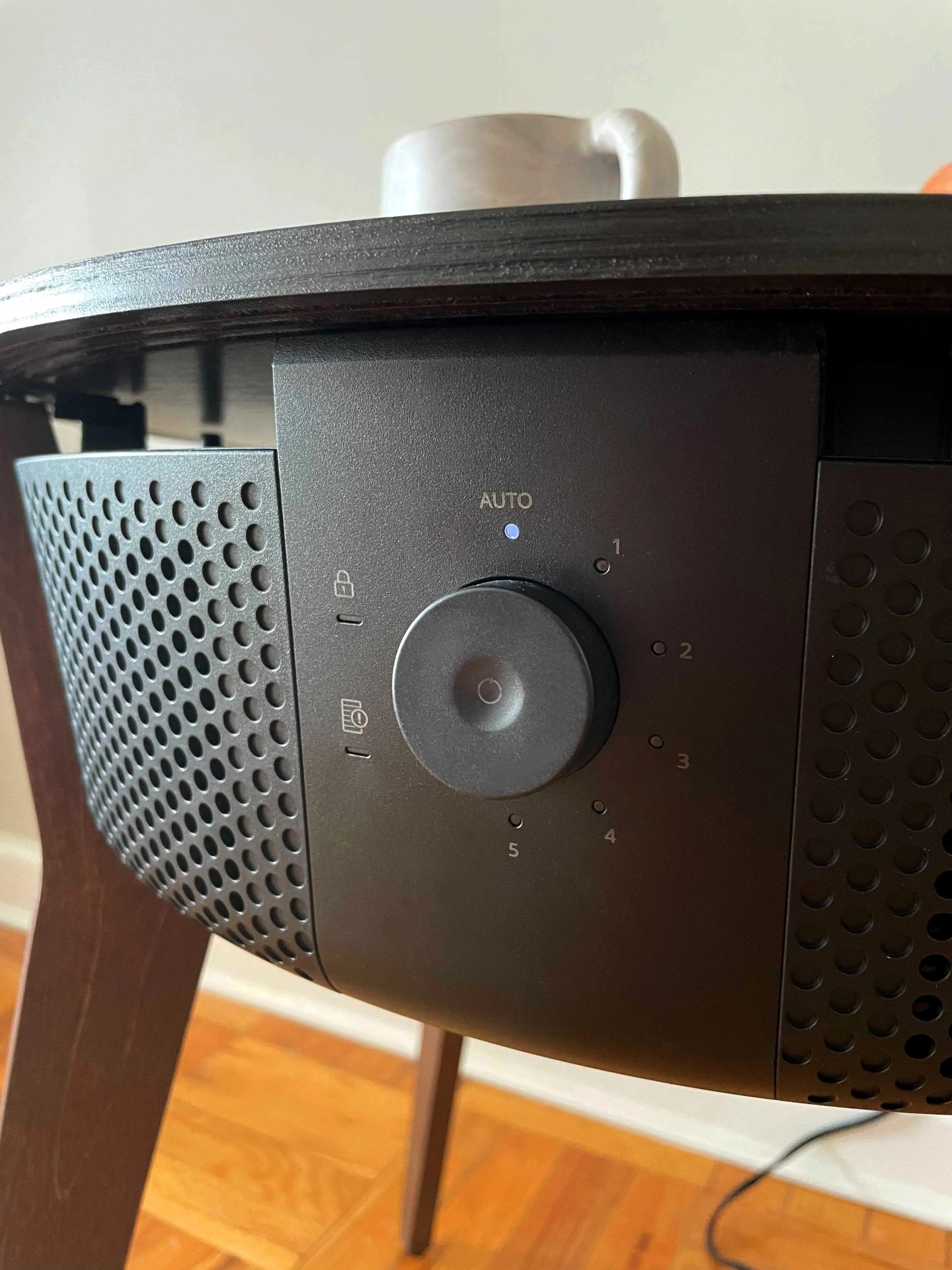 ikea coffee table air purifier control