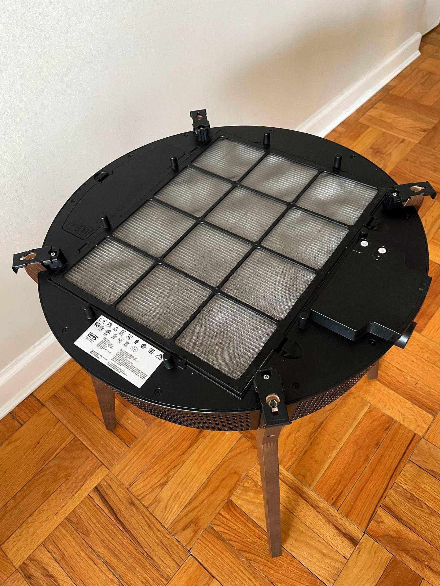 ikea coffee table air purifier top