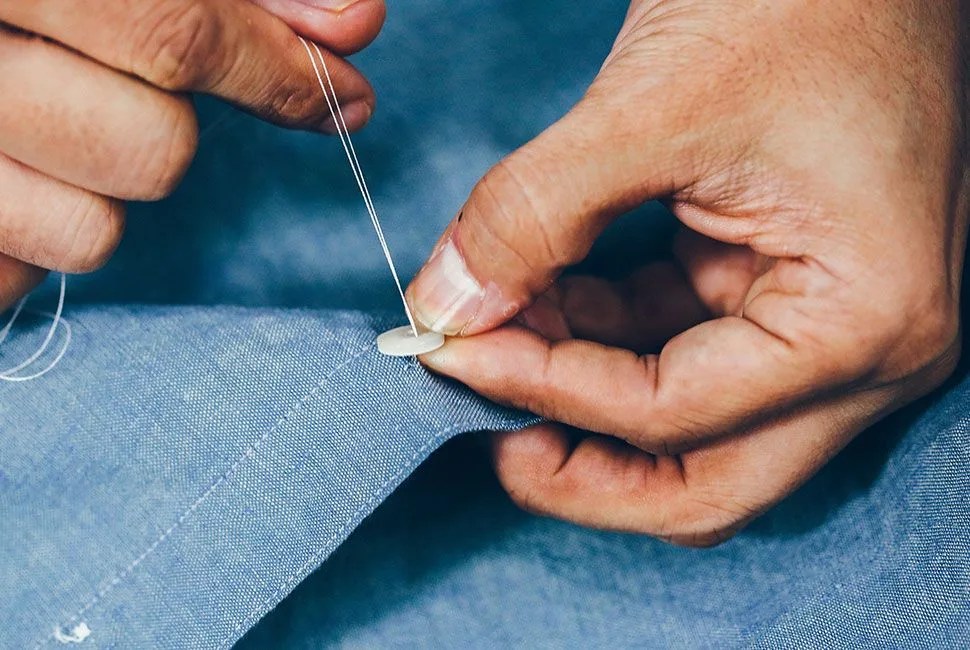 sew button