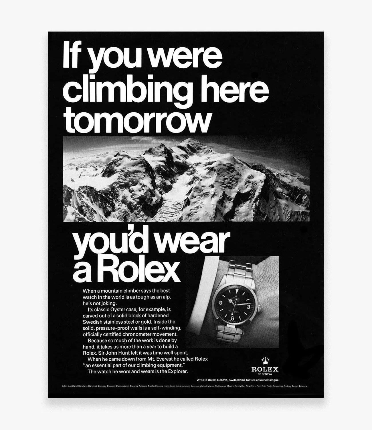 vintage rolex ad