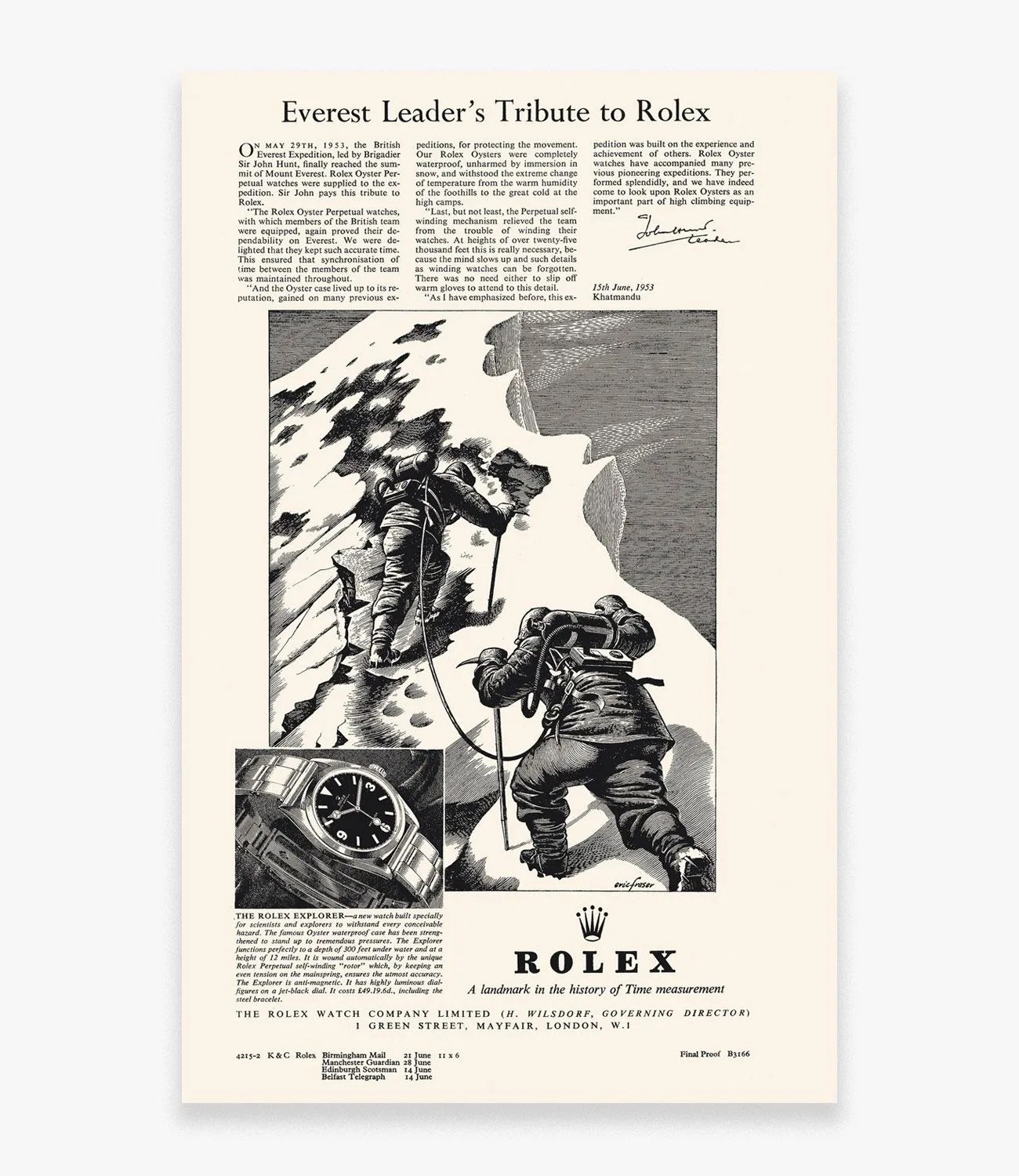 vintage rolex ad