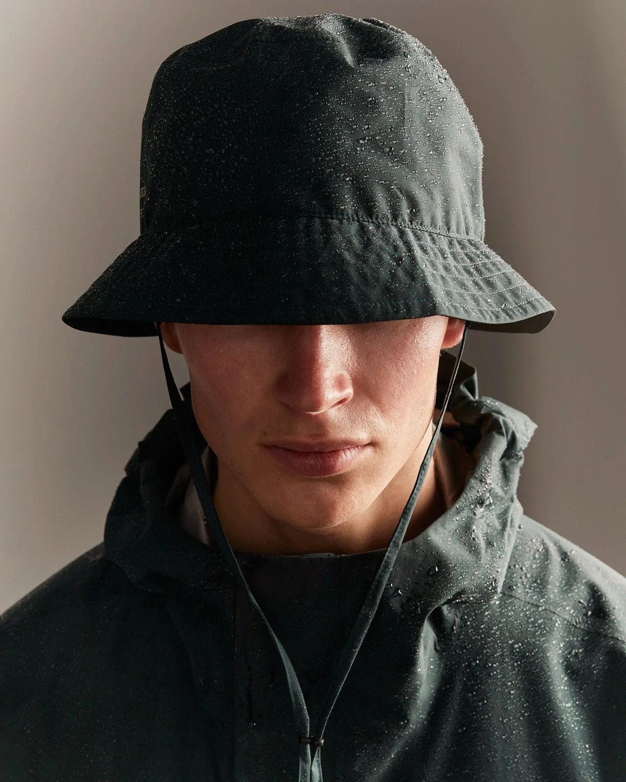 norse projects man wearing in falling water spring collection