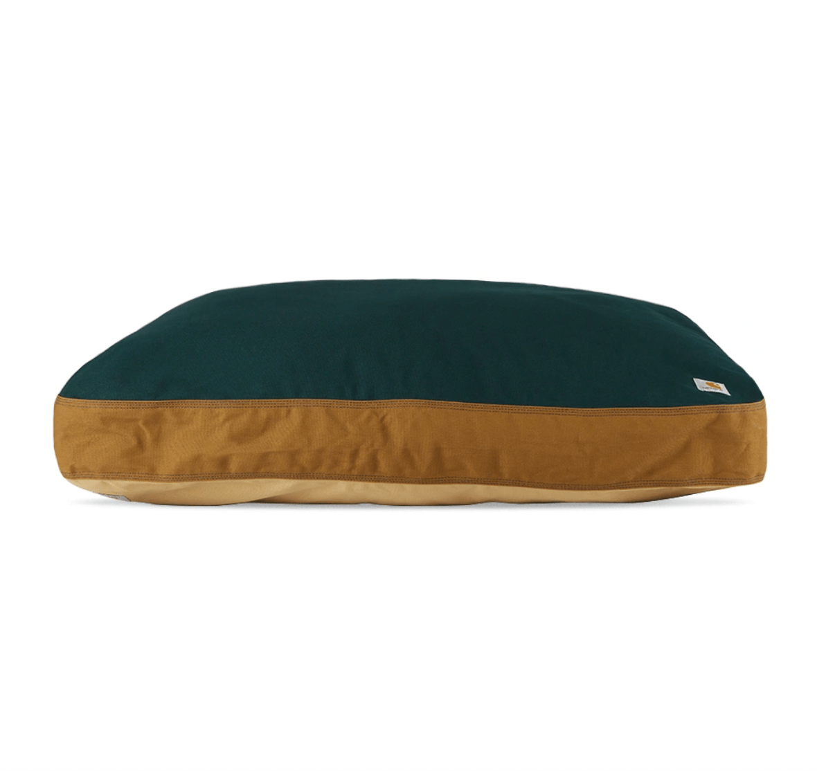 navy brown duck canvas dog bed