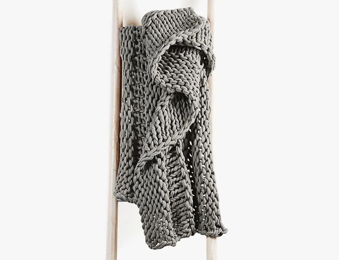 Macys Oake Chunky Knit Throw